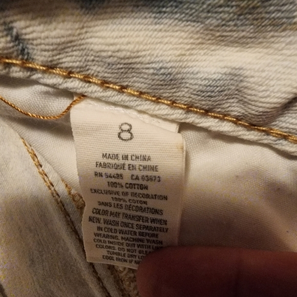 American Eagle Outfitters Tie-Dye Jean Shorts - Picture 2 of 3